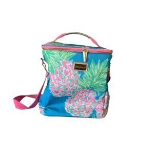 Lilly Pulitzer Insulated Cooler Beach Wine Tote Bag Swizzle Out 12"W x14.5"H NWT